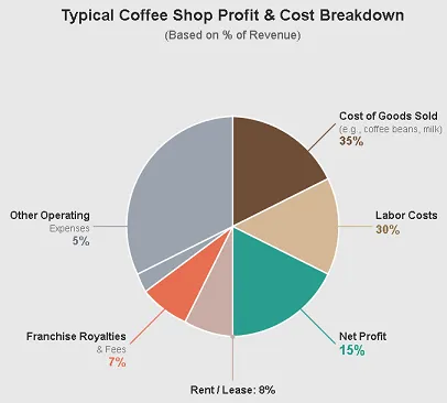 Typical Coffee Shop Profit & Cost Breakdown