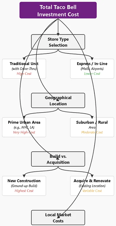 Total Taco Bell Investment Cost